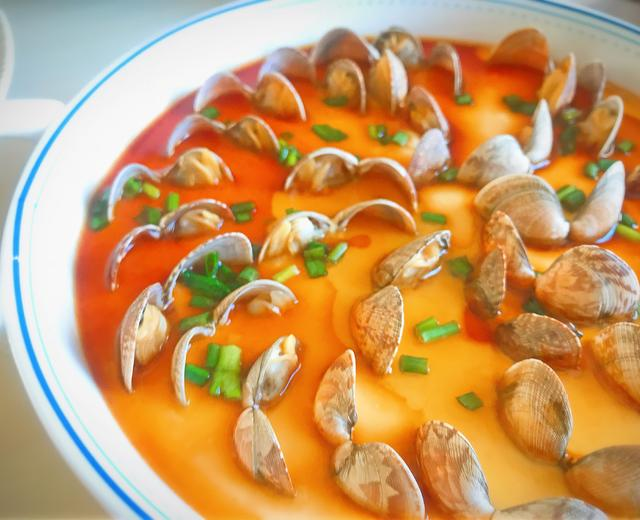 花甲蒸蛋 - 鲜美可口，口感丰富